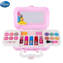 Load image into Gallery viewer, girls Princess  Cosmetics Make up set disney  Cartoon frozen anna elsa polish Beauty makeup box  baby  kids Christmas present