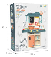Load image into Gallery viewer, Child Funny Classic Pretend Play kitchen toys imitate chef light Kitchen Sets COOK FUN game girl gift girls toys miniatur