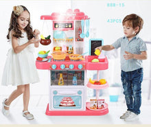 Load image into Gallery viewer, Child Funny Classic Pretend Play kitchen toys imitate chef light Kitchen Sets COOK FUN game girl gift girls toys miniatur