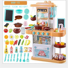 Load image into Gallery viewer, Child Funny Classic Pretend Play kitchen toys imitate chef light Kitchen Sets COOK FUN game girl gift girls toys miniatur