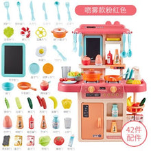 Load image into Gallery viewer, Child Funny Classic Pretend Play kitchen toys imitate chef light Kitchen Sets COOK FUN game girl gift girls toys miniatur
