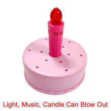 Load image into Gallery viewer, 37-80PCS DIY Fruit Cutting Pretend Play Birthday Cake Girls Kitchen Food Toys Cocina De Juguete Pink Blue Toy Gifts For Children