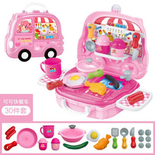 Load image into Gallery viewer, Plastic Portable Suitcase Toys Tool Kitchen Cosmetic Medical Juguetes Boy Girl Educational Pretend Play Toys for Kid Luggage Box