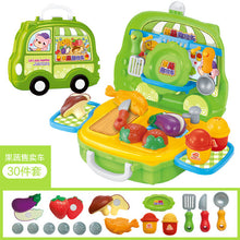 Load image into Gallery viewer, Plastic Portable Suitcase Toys Tool Kitchen Cosmetic Medical Juguetes Boy Girl Educational Pretend Play Toys for Kid Luggage Box
