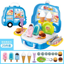 Load image into Gallery viewer, Plastic Portable Suitcase Toys Tool Kitchen Cosmetic Medical Juguetes Boy Girl Educational Pretend Play Toys for Kid Luggage Box