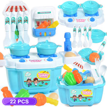 Load image into Gallery viewer, 1Set Dinette Enfant Jouet Slime Kit New Children Kids Girl Toy Role Play Mini Simulation Kitchenware Tableware CookwareGifts T6#