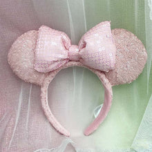 Load image into Gallery viewer, Disney Mickey Mouse Ears Headband Disneyland Hair Hoop Duffy Bear Wedding Style Headdress Party Headwear Girl Toys Birthday Gift