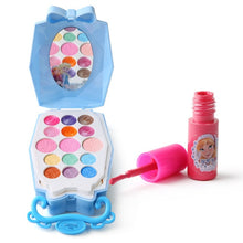 Load image into Gallery viewer, girls Princess  Cosmetics Make up set disney  Cartoon frozen anna elsa polish Beauty makeup box  baby  kids Christmas present