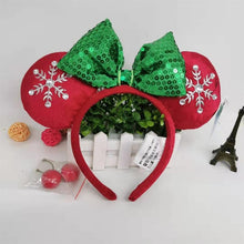 Load image into Gallery viewer, Disney Mickey Mouse Ears Headband Disneyland Hair Hoop Duffy Bear Wedding Style Headdress Party Headwear Girl Toys Birthday Gift