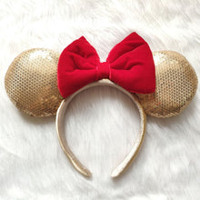 Load image into Gallery viewer, Disney Mickey Mouse Ears Headband Disneyland Hair Hoop Duffy Bear Wedding Style Headdress Party Headwear Girl Toys Birthday Gift