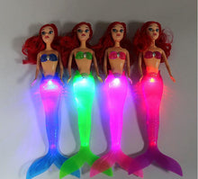 Load image into Gallery viewer, Hot Sale Kid Girls Waterproof LED Light Swimming Doll Toy Bath Spa Swimming Pool