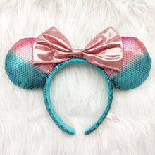 Load image into Gallery viewer, Disney Mickey Mouse Ears Headband Disneyland Hair Hoop Duffy Bear Wedding Style Headdress Party Headwear Girl Toys Birthday Gift