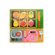 Load image into Gallery viewer, Wooden puzzle children cut fruit toys girl kitchen cut to see boys play house cut cut barbecue set